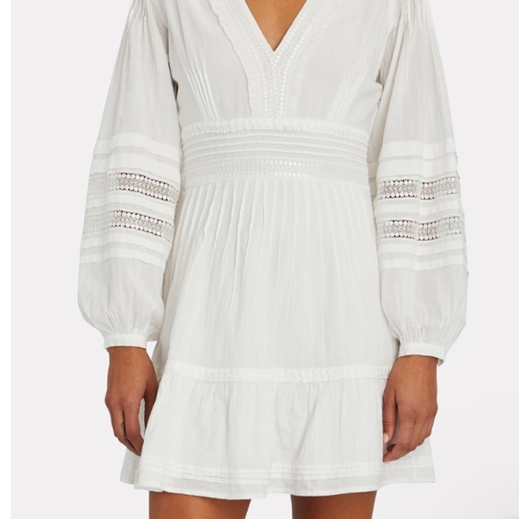 Intermix Long Sleeve Cotton Mini-Dress - Picture 5 of 7